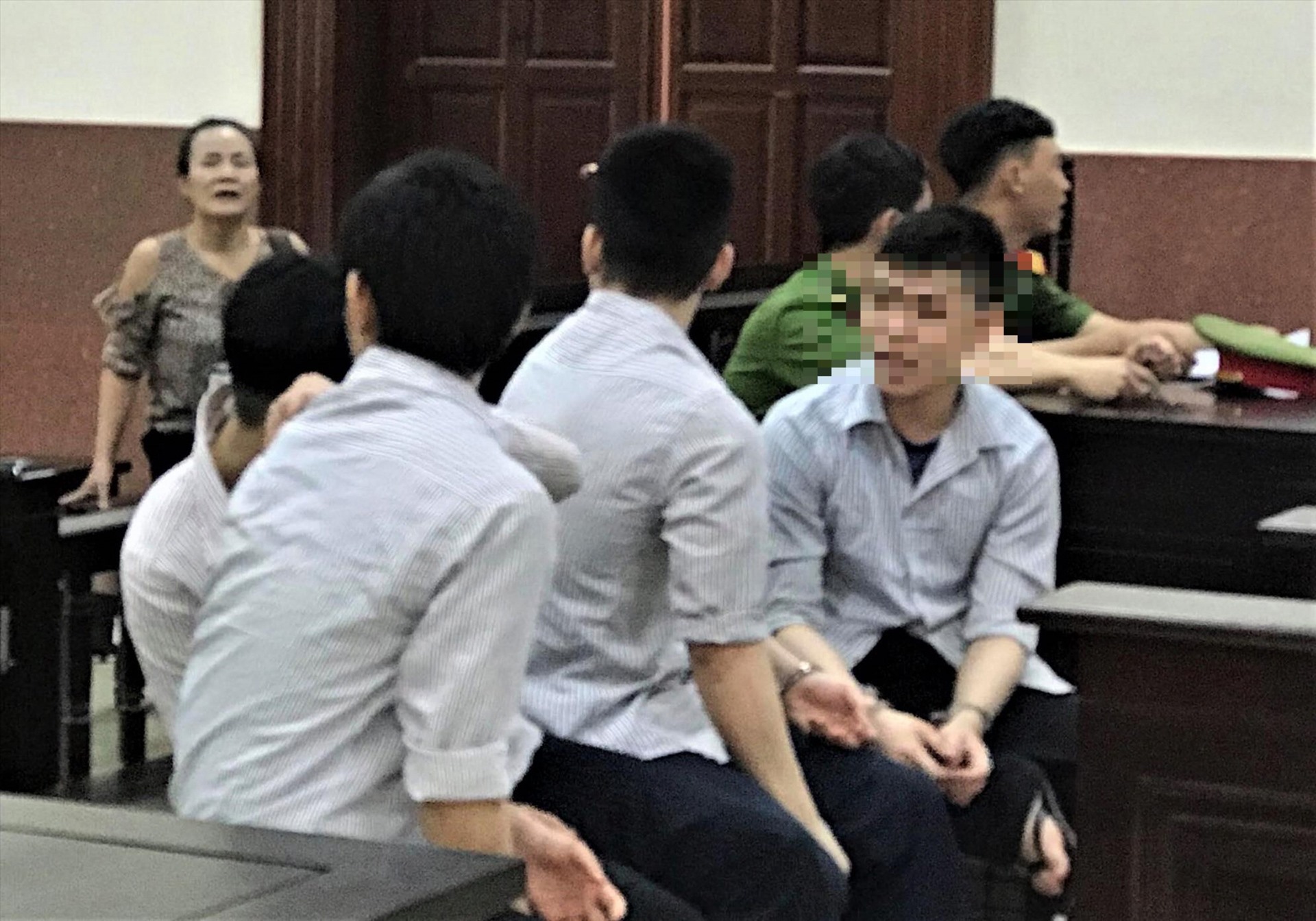 Các bị cáo tại phiên tòa phúc thẩm. Ảnh: Minh Vương