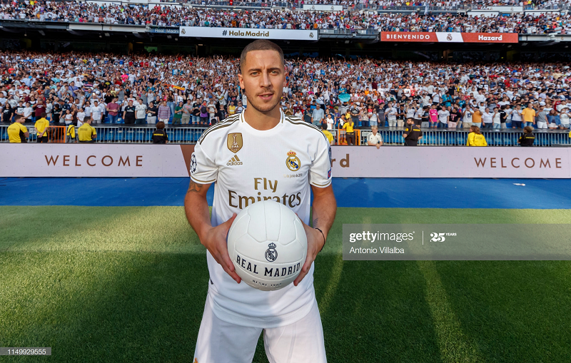 Hazard là một trong những thương vụ đáng chú ý nhất ở La Liga mùa giải 2019/20. Ảnh: Getty