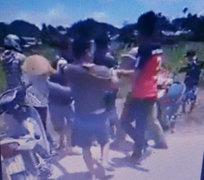 Thời điểm xảy ra sự việc. Ảnh: Cắt từ Video