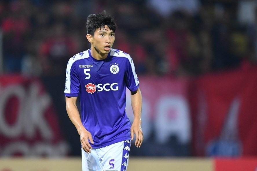 Văn Hậu sẽ thi đấu cho Hà Nội ở giai đoạn 2 V.League 2020. Ảnh: HNFC