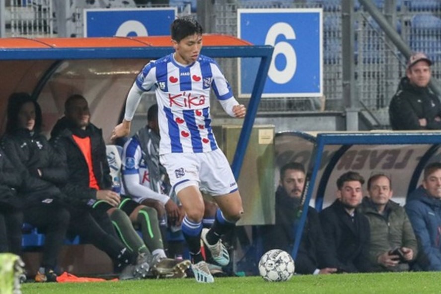 Sau SC Heerenveen, khả năng Văn Hậu thi đấu cho đội khác tại Châu Âu bị bỏ ngỏ. Ảnh: SC Heerenveen.