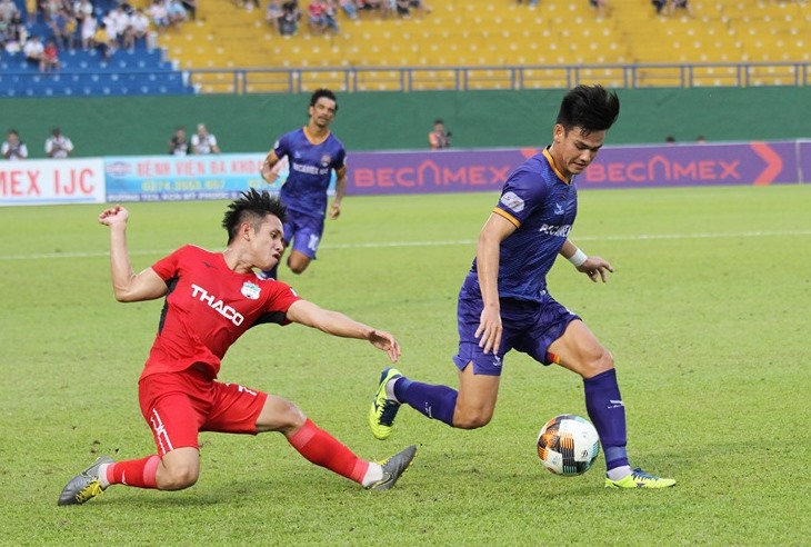 HAGL tạo ra nhiều cơ hội trong hiệp 2 nhưng không thể ghi bàn. Ảnh: Thanh Vũ.