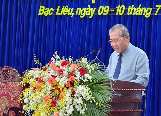 Giám đốc Sở Kê hoạch Đầu tư Bạc Liêu Trần Thanh Tâm: sẽ cương quyết thu hồi nếu không thực hiện đúng cam kết (ảnh Nhật Hồ)