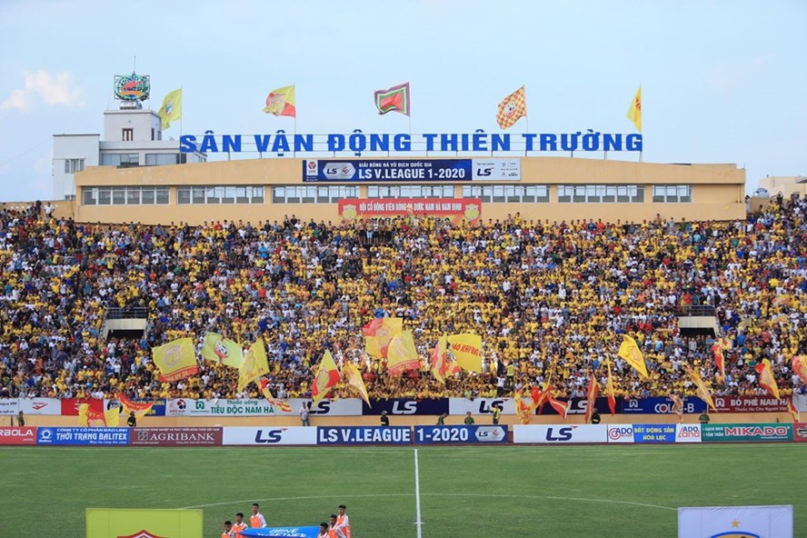 Sân Thiên Trường đón 18.000 khán giả ở vòng 9 LS V.League 2020 san thien truong don 18000 khan gia o vong 9 ls vleague 2020