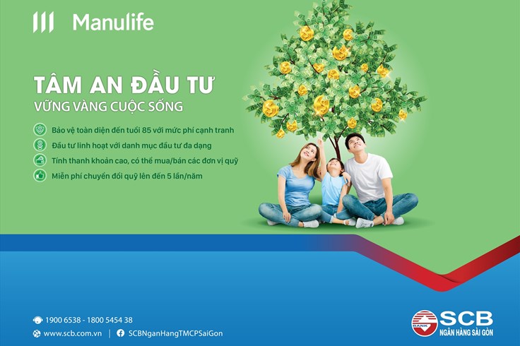 Manulife Việt Nam và SCB ra mắt sản phẩm bảo hiểm Tâm An Đầu Tư Manulife Việt Nam và SCB ra mắt sản phẩm bảo hiểm Tâm An Đầu Tư