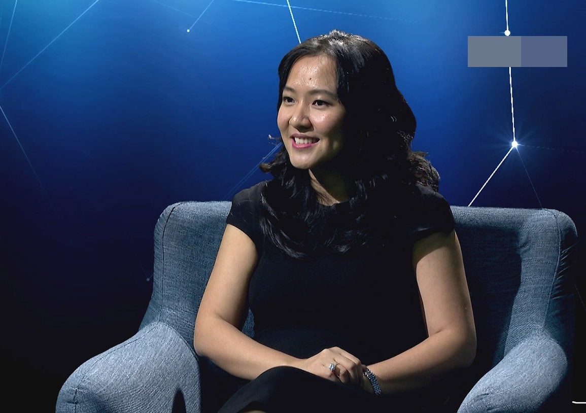 Nữ doanh nhân Lê Diệp Kiều Trang cùng chồng là Sonny Vu từng khởi nghiệp thành công tại Thung lũng Silicon (California, Mỹ). Ảnh: Tuấn Trương.
