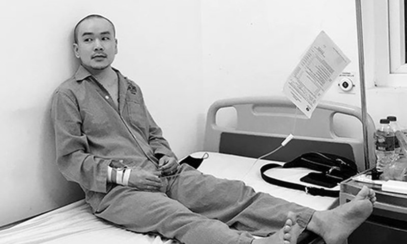 Đức Thịnh đang điều trị ung thư. Ảnh: NV