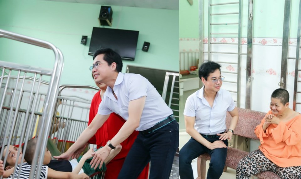 Ngọc Sơn tại mái ấm Thiện Duyên. Ảnh: NSCC Ngọc Sơn tại mái ấm Thiện Duyên. Ảnh: NSCC