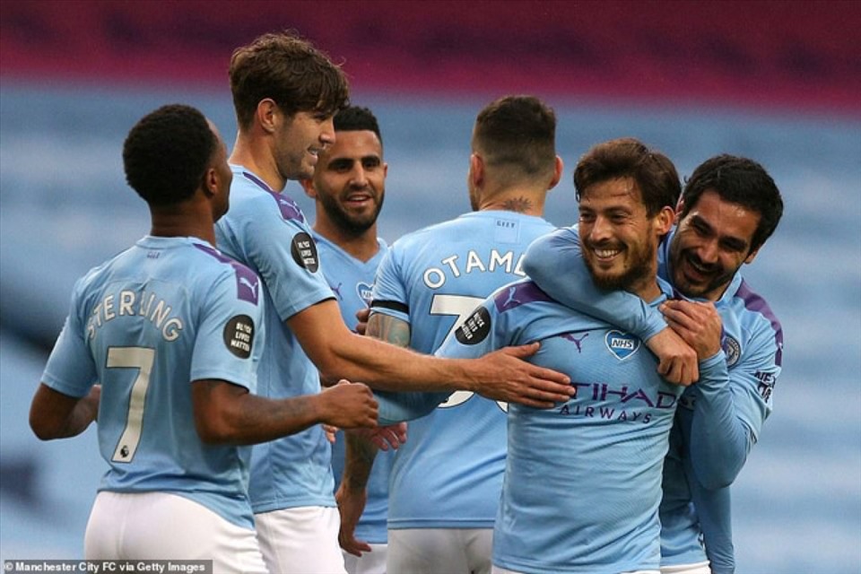 Man City có quá nhiều mũi nhọn có thể ghi bàn. Ảnh: Getty.