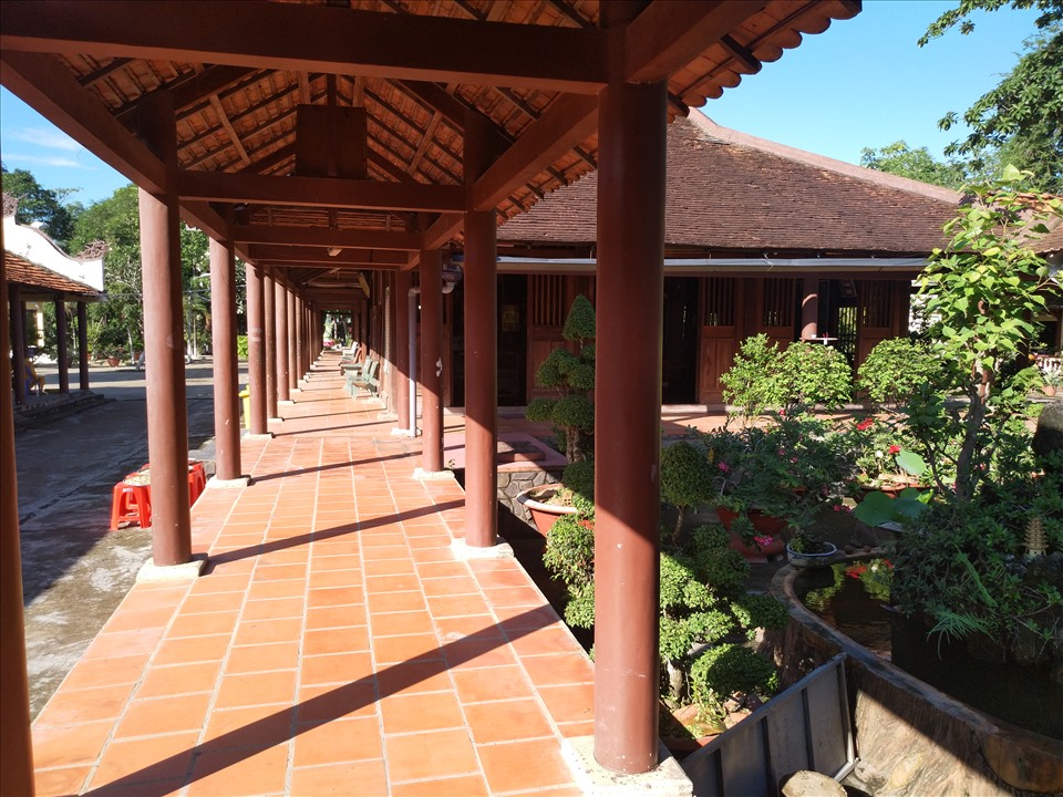 Cảnh chùa. Ảnh: K.Q
