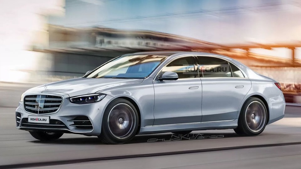 Diện mạo của Mercedes S-Class 2021. Ảnh: Carscoops