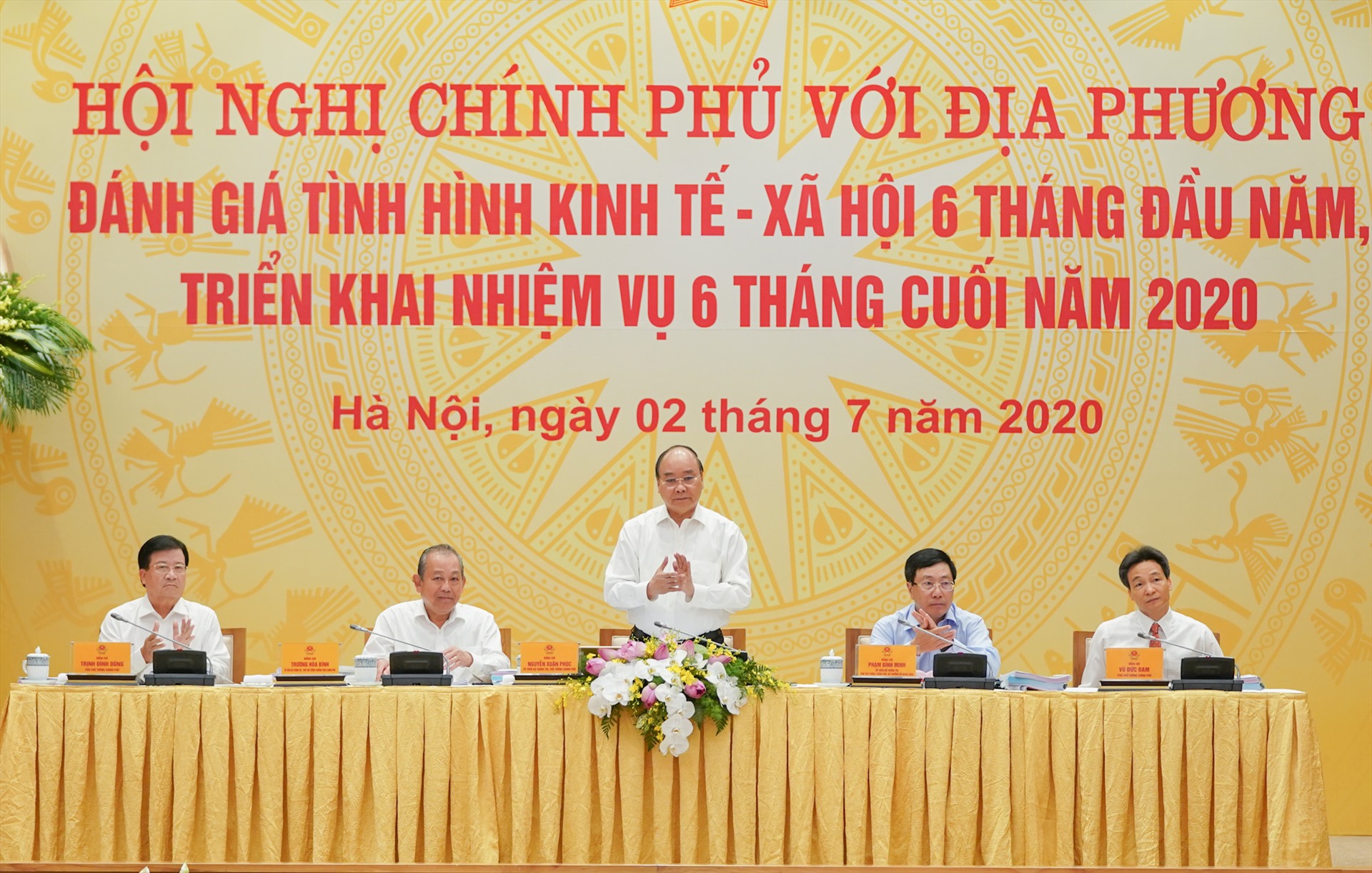 Hội nghị trực tuyến Chính phủ với các địa phương. Ảnh Quang Hiếu/VGP