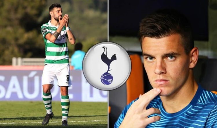 Tottenham từng lựa chọn Lo Celso thay vì Bruno Fernandes. Ảnh: Daily Express