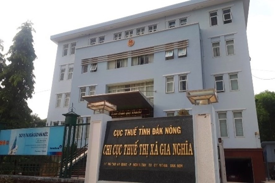 Chi cục Thuế Gia Nghĩa. Ảnh: IN