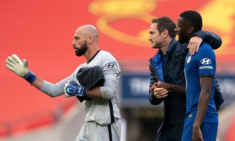 Chelsea sẽ cùng Arsenal hợp thành trận derby London ở chung kết FA Cup. Ảnh: Getty
