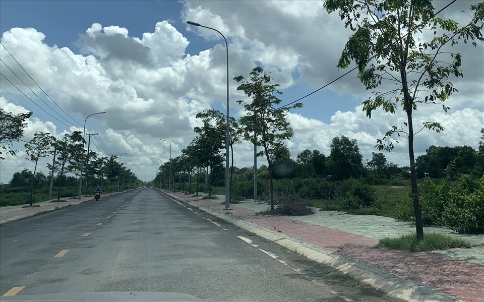 Một đoạn thuộc dự án tuyến đường số 1. Ảnh: TR.L.