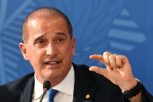 Bộ trưởng các vấn đề công dân Brazil, ông Onyx Lorenzoni. Ảnh: AFP
