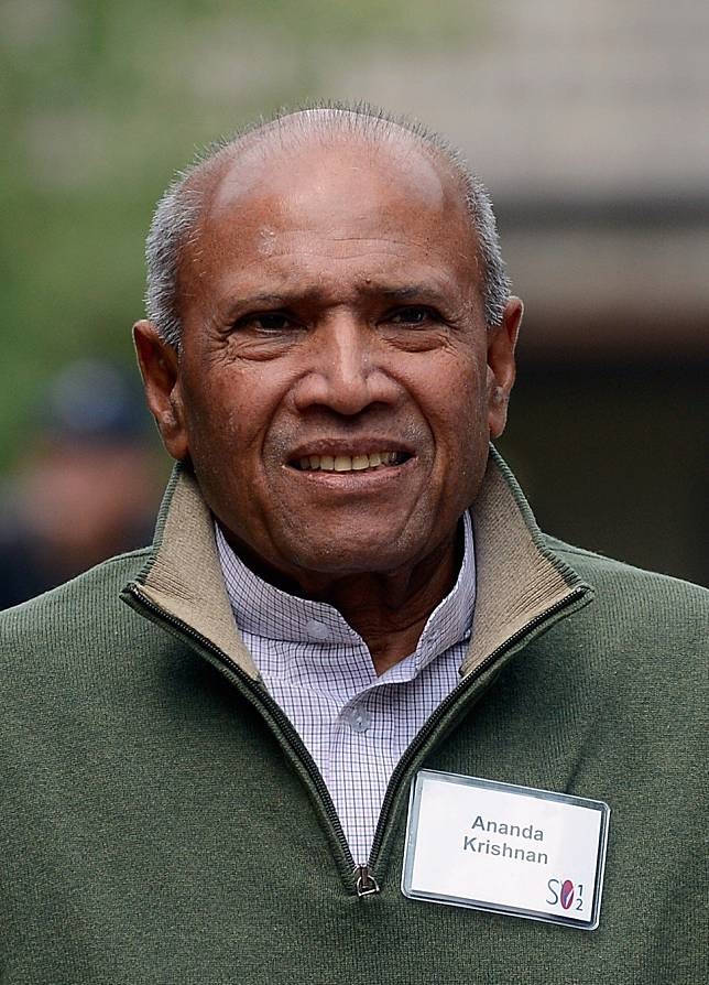 Tỉ phú Malaysia Ananda Krishnan. Ảnh: SCMP