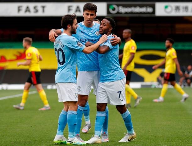 Man City đã chắc ngôi Á quân vẫn không buông cho Ảnh: Getty