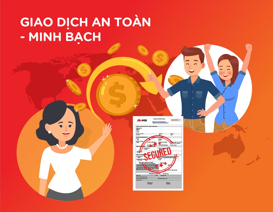 Tại MSB, hồ sơ giao dịch không chỉ đơn giản, nhanh gọn mà còn an toàn, minh bạch, đảm bảo quyền lợi tối ưu cho khách hàng.