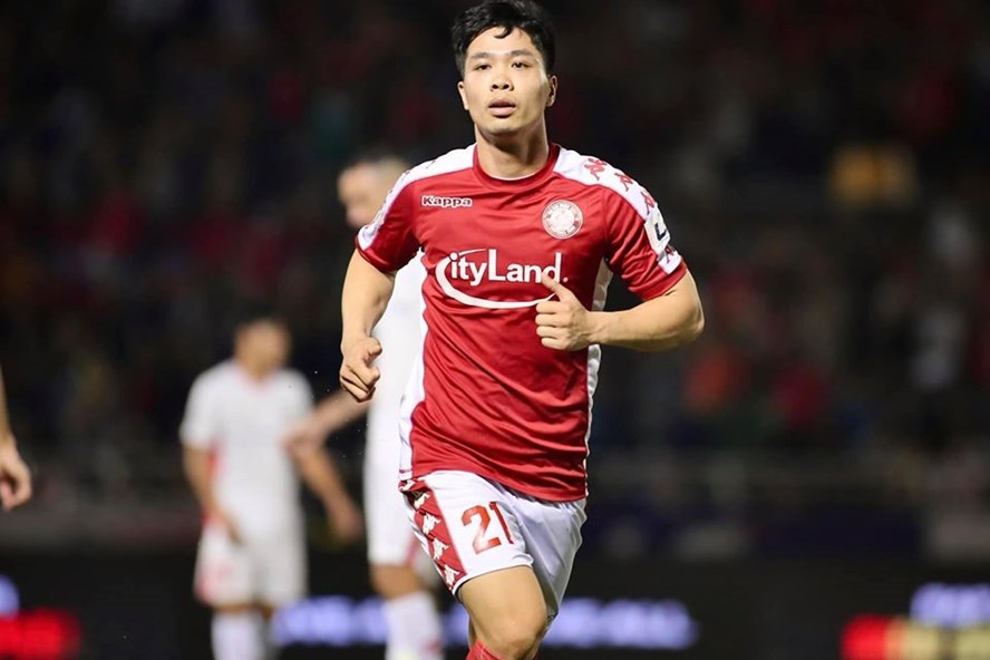 Tiền đạo Công Phượng đang có phong độ khá ấn tượng thời gian qua. Ảnh: HCMFC