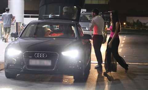 Audi A5 Sportback của Thủy Tiên - Công Vinh. Ảnh: NSCC