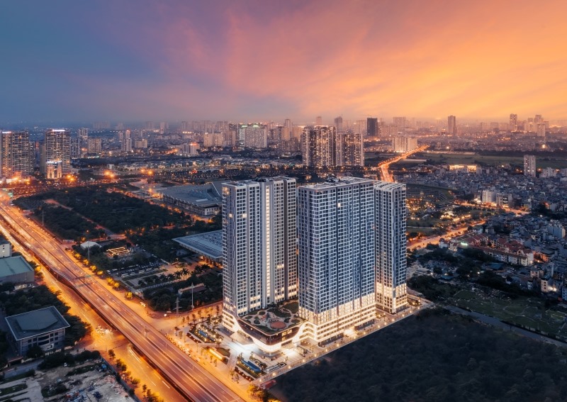 Tọa lạc ở tâm điểm của khu trung tâm phía Tây Hà Nội đem tới cho Vinhomes West Point tầm view khoáng đạt, thu trọn vẹn một góc thủ đô vào trong tầm mắt.