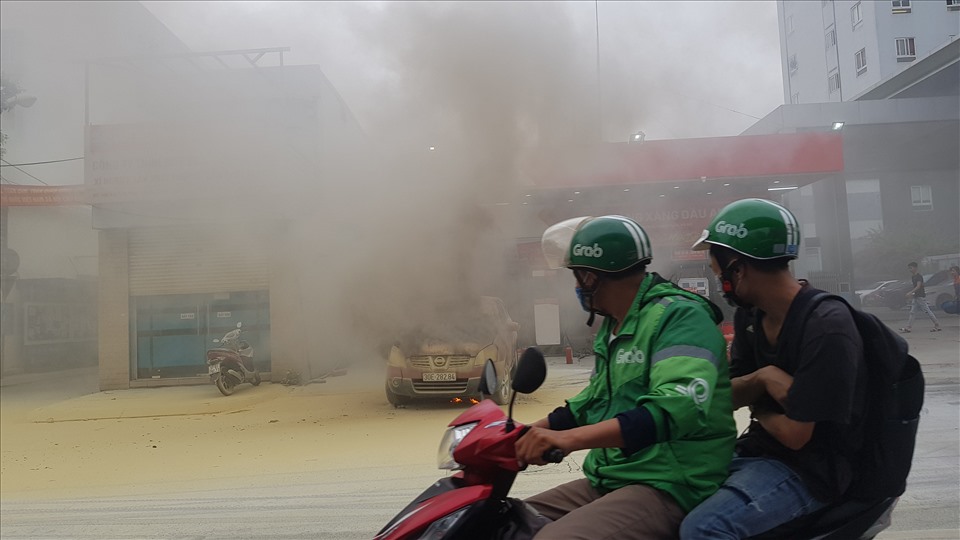 Hiện trường vụ cháy. Ảnh: X.H