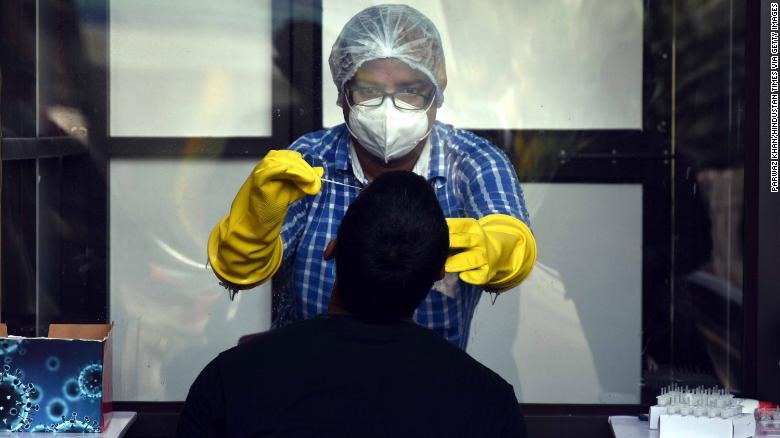 Ấn Độ có số ca mắc COVID-19 cao thứ ba trên thế giới. Ảnh: Getty.