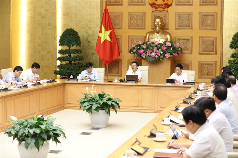 Toàn cảnh cuộc họp. Ảnh Hoàng Lê