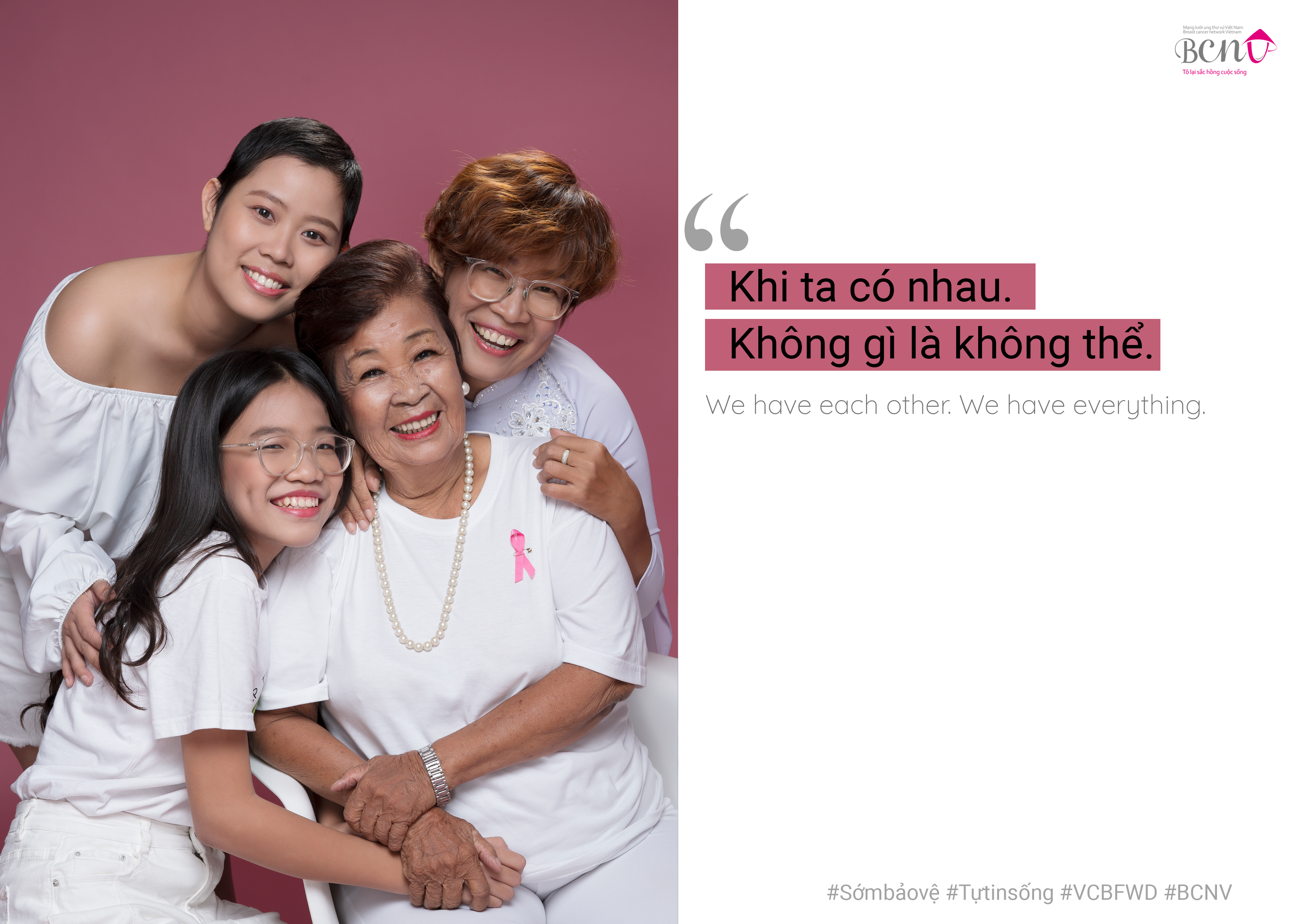 Khi ta có nhau, không gì là không thể. Ảnh: Nhân Vật