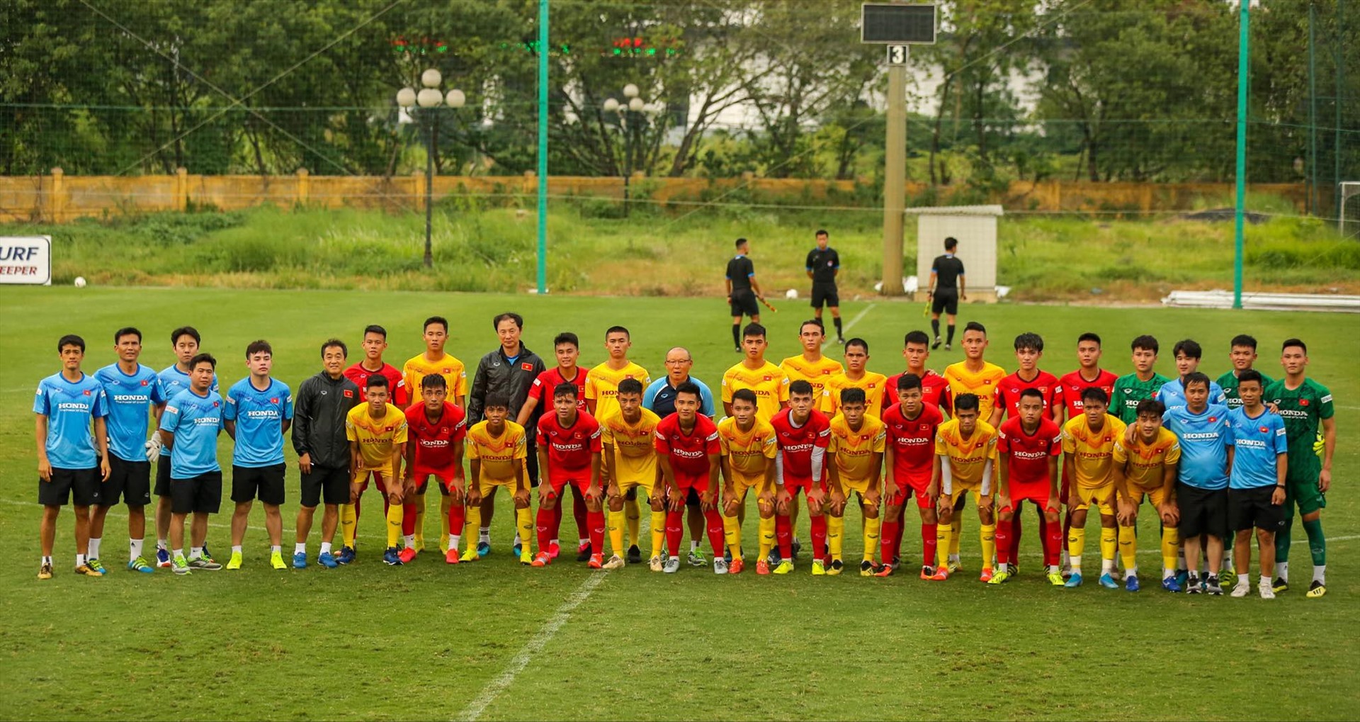 Việc được gọi lên tập trung U22 Việt Nam là động lực để Tiêu Exal phấn đấu. Ảnh: Thanh Xuân