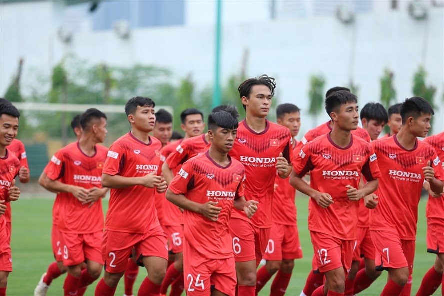 U22 Việt Nam gồm nhiều gương mặt trẻ. Ảnh: Thanh Xuân