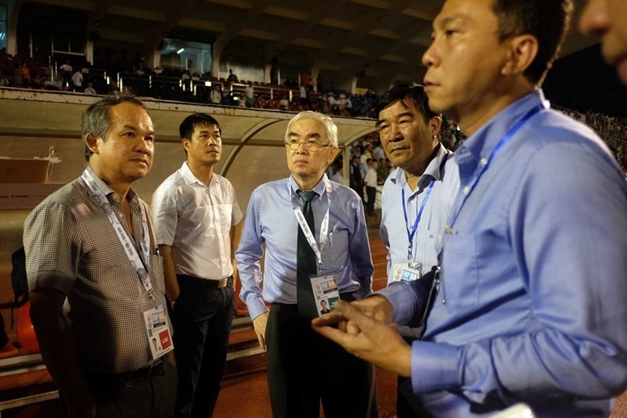 Bầu Đức khi còn làm Phó Chủ tịch VFF. Ảnh: Đ.Đ