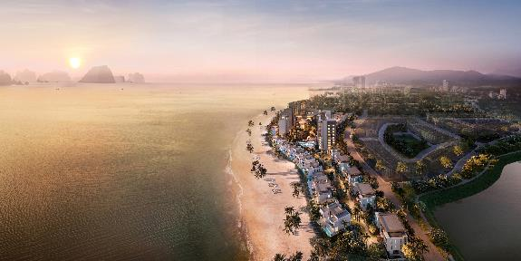 InterContinental Halong Bay Resort & Residences tọa lạc tại bán đảo trung tâm Halong Marina