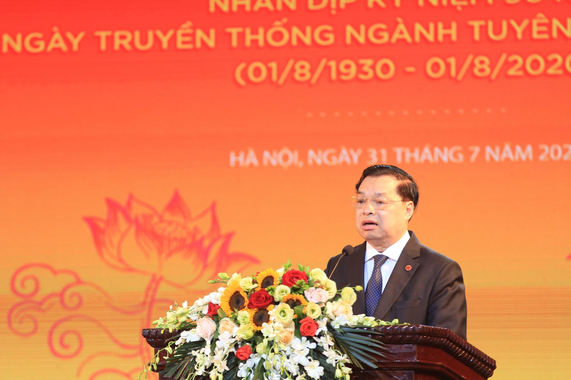Phó Trưởng Ban Tuyên giáo Trung ương Lê Mạnh Hùng. Ảnh Kim Sơn