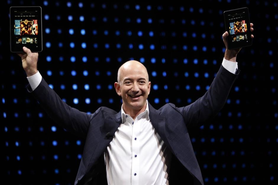 Jeff Bezos. Ảnh: PA