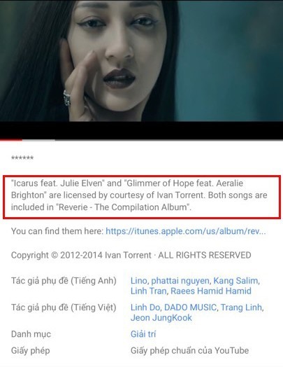 Bảo Anh phải chi 100 triệu để giữ lại bản hit trên YouTube. Ảnh: Cắt từ clip