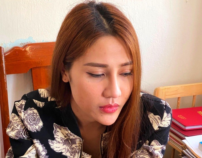 Cao Thị Ninh “tú bà” điều hành đường dây mại dâm. Ảnh: CATH