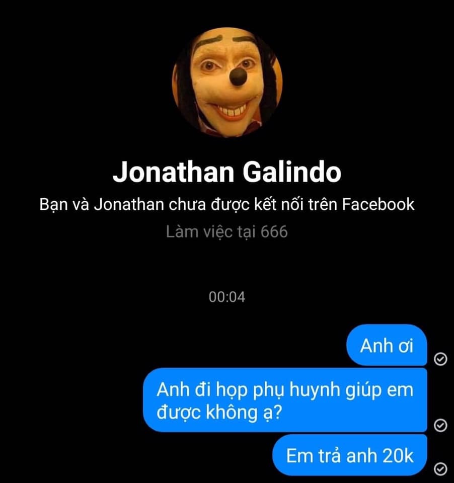 Ảnh chế của một tài khoản Facebook tại Việt Nam. Ảnh: LB