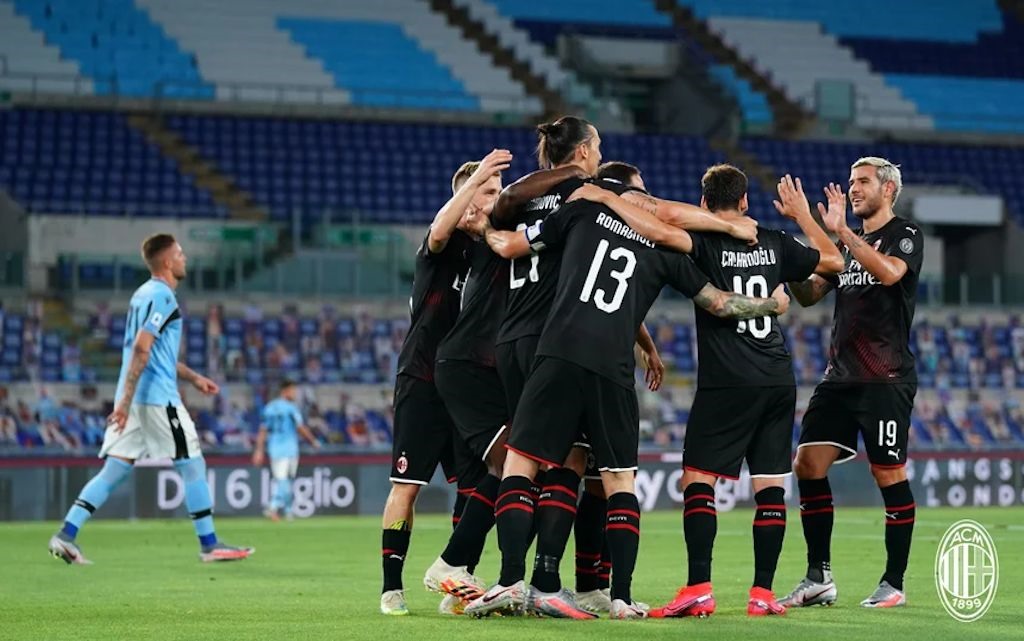 AC Milan đang bất bại tại Serie A sau nghỉ dịch. Ảnh: AC Milan