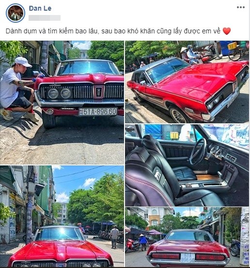 Xế cổ tiền tỉ của rapper Binz. Ảnh: Chụp màn hình