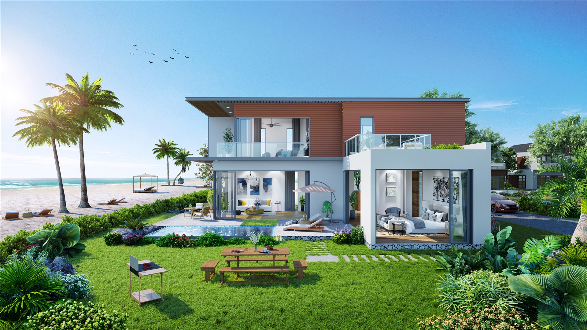 Biệt thự hướng biển “phiên bản giới hạn” The Tropicana – NovaWorld Ho Tram