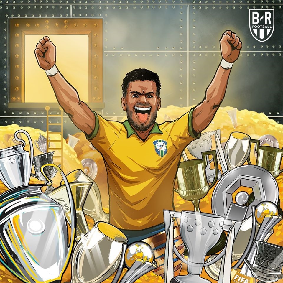 Ngày này năm ngoái, Dani Alves trở thành cầu thủ đầu tiên trong lịch sử giành được 40 danh hiệu.