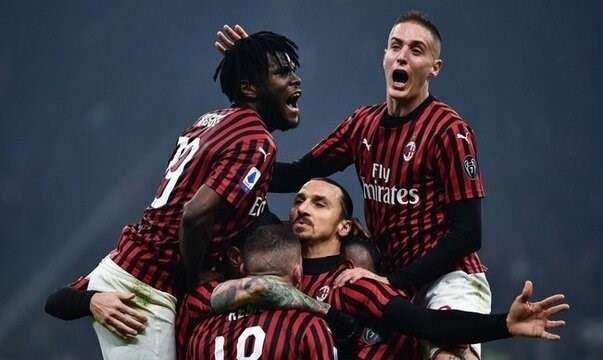 Ibra vẫn là ngôi sao sáng nhất AC Milan bất chấp đang ở tuổi 38. Ảnh: Getty