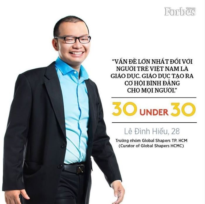 Lê Đình Hiếu - chàng trai sáng lập học viện G.A.P. Ảnh: NVCC