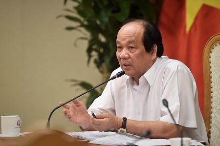 Bộ trưởng, Chủ nhiệm VPCP phát biểu tại cuộc họp - Ảnh: Nhật Bắc