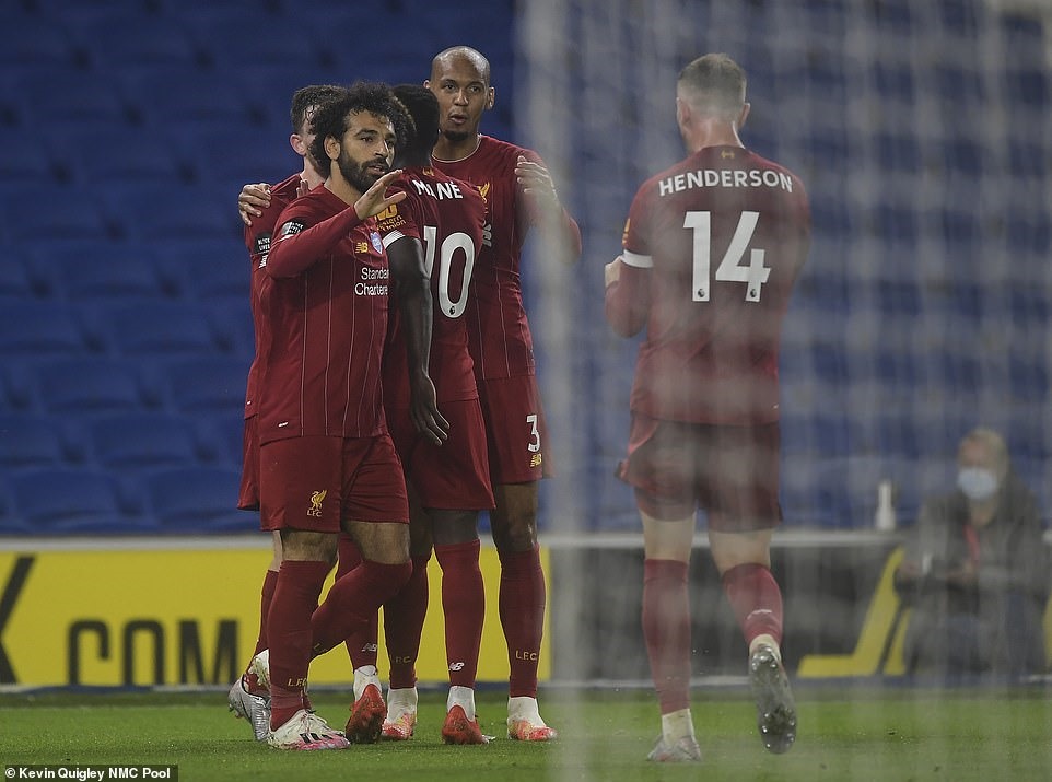 Liverpool tiến gần kỷ lục điểm số vô địch Premier League. Ảnh: NMC Pool