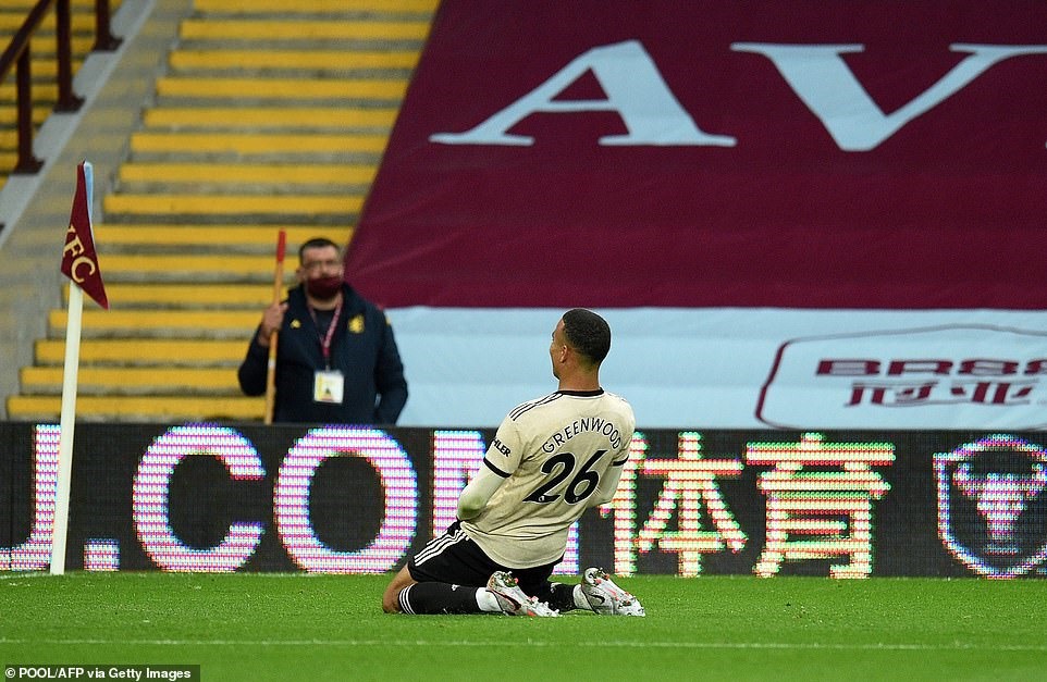 Greenwood lại ghi bàn. Ảnh: Getty.