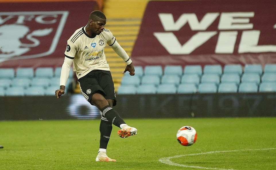 Pha làm bàn điệu nghệ của Pogba. Ảnh: Getty.